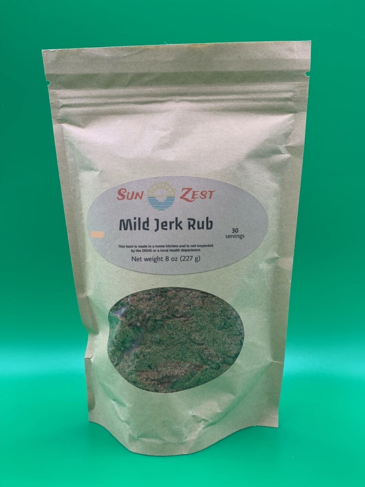 Mild Jerk Rub - 8 oz